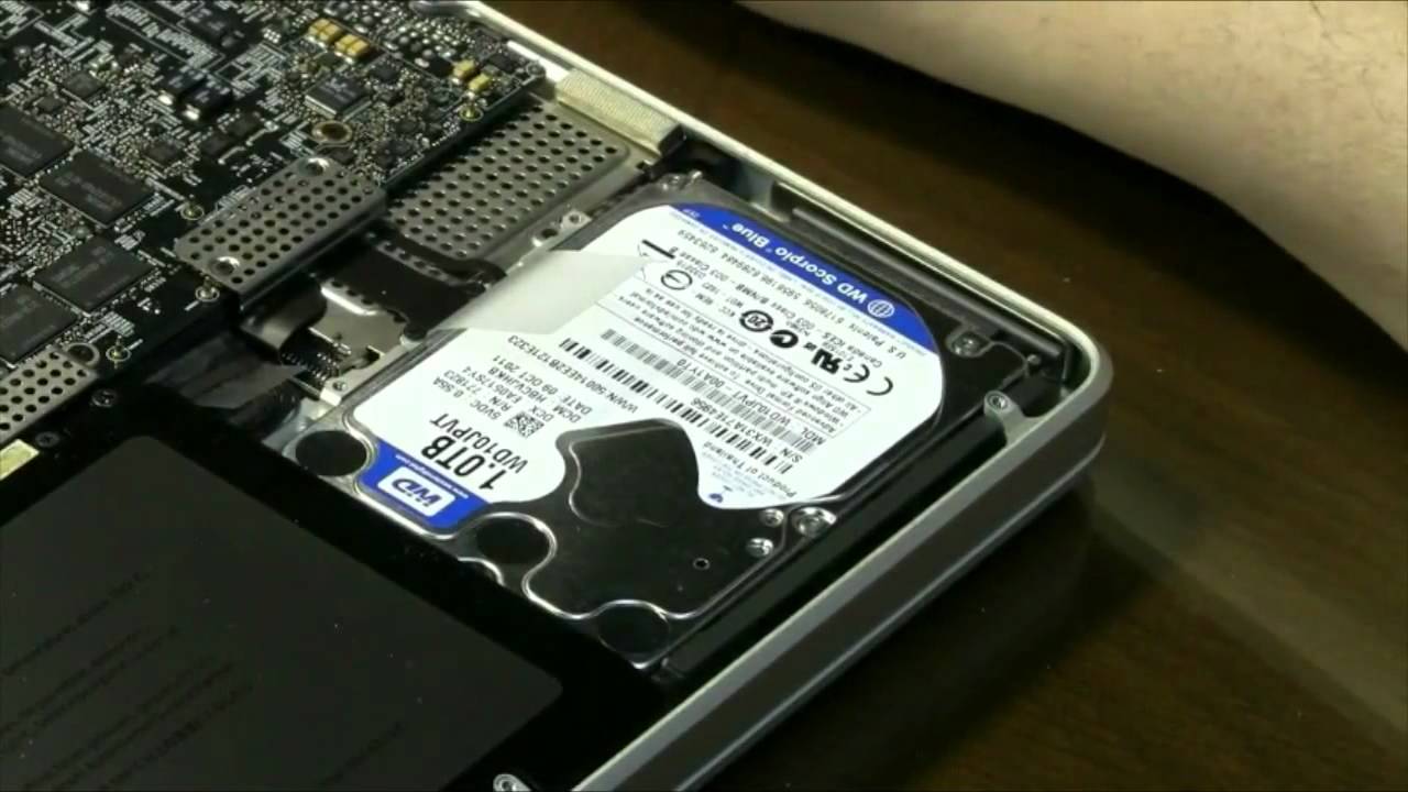 Changing hard drive macbook pro 2010
